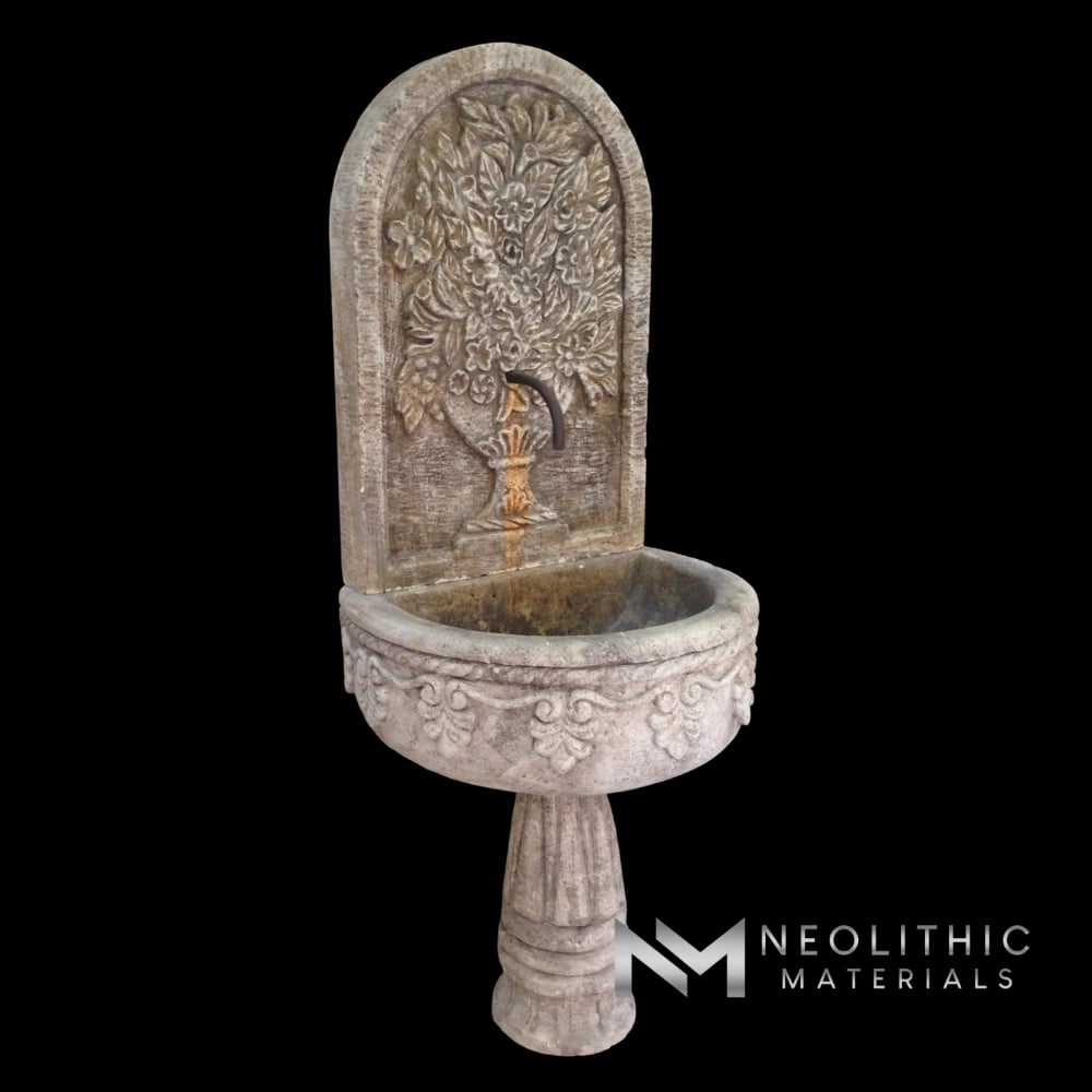 Reclaimed Limestone Fountain