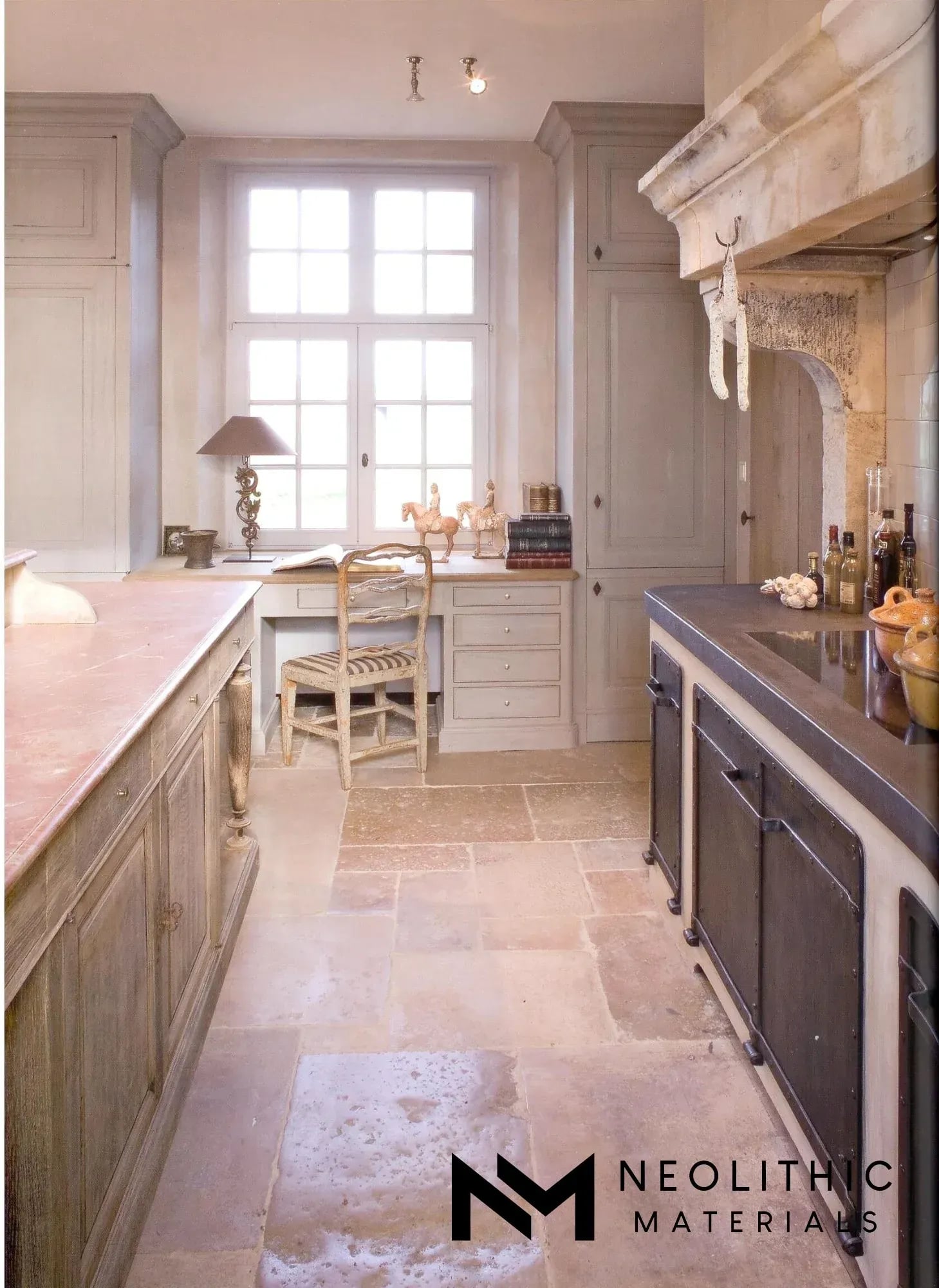 Antique Italian Limestone Flooring - Image 7