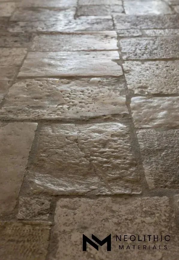 Antique Italian Limestone Flooring - Image 11