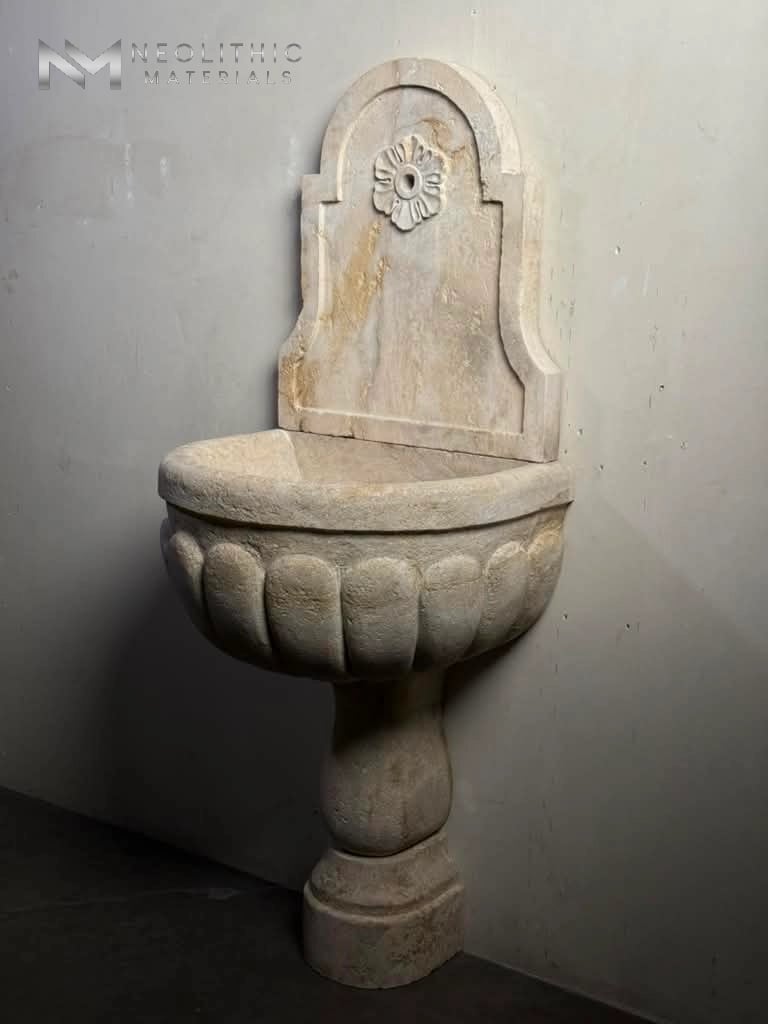 Reclaimed Limestone Fountain - Image 3