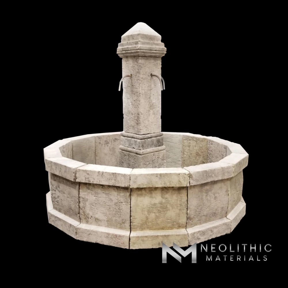 Reclaimed Limestone Fountain