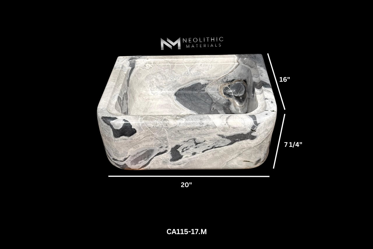 Arctic Ocean Marble Sink - Image 8
