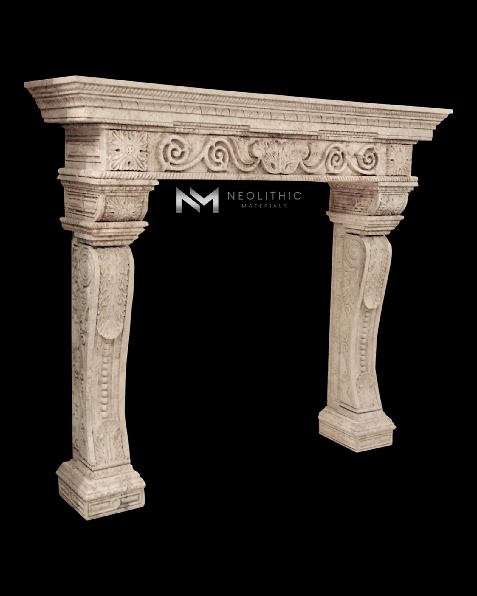 Torichelli Limestone Mantel - Image 1