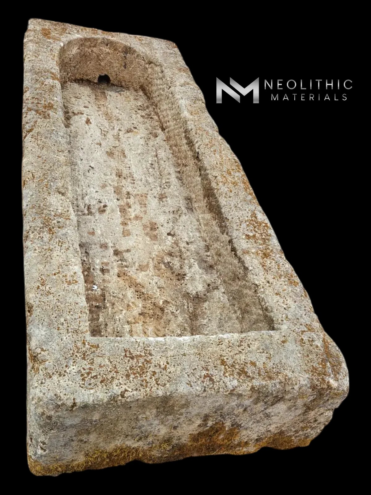 French Antique 19th Century Limestone Trough - Image 6