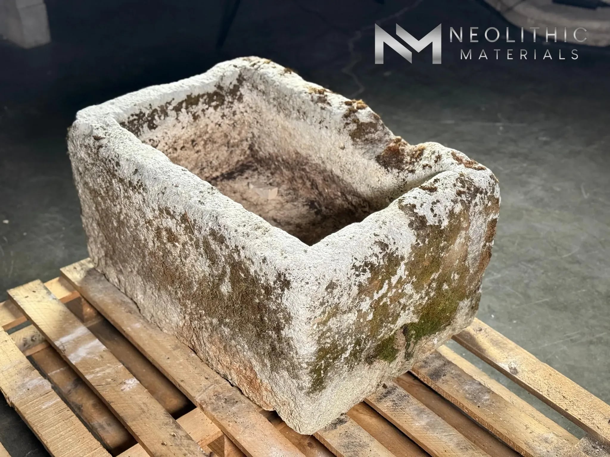 French Antique Limestone Trough - Image 3