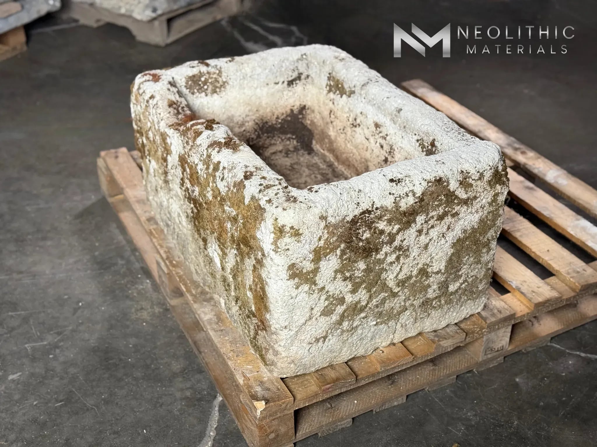 French Antique Limestone Trough - Image 4