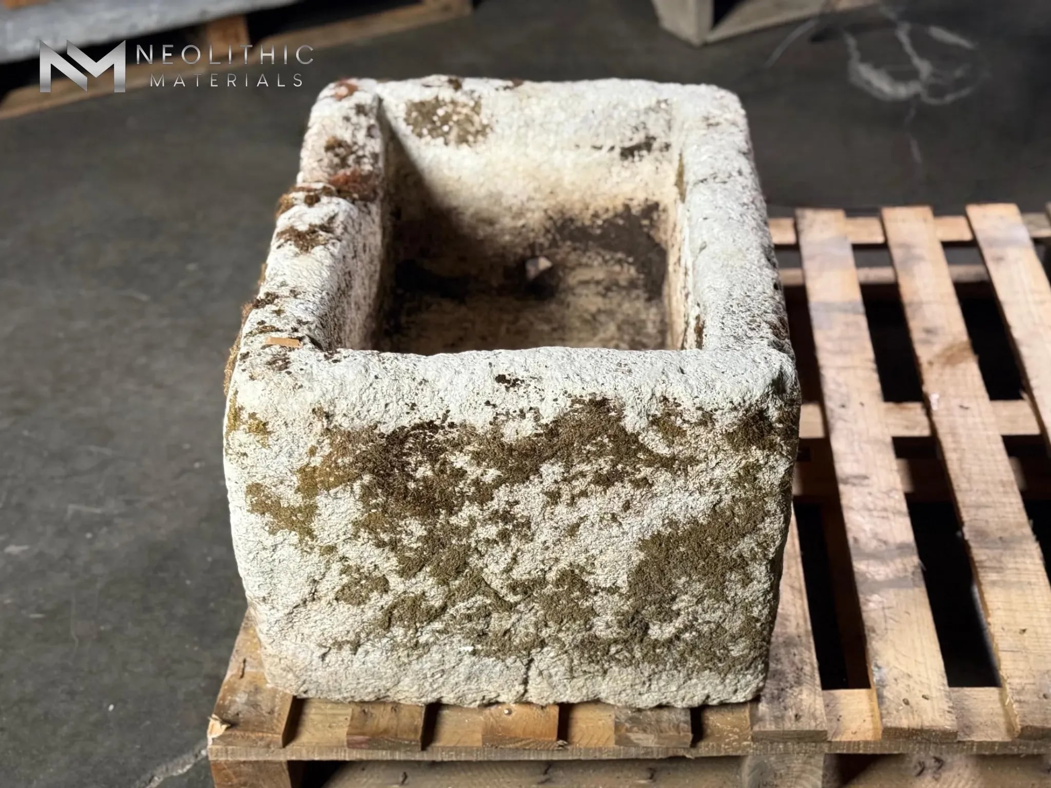 French Antique Limestone Trough - Image 5
