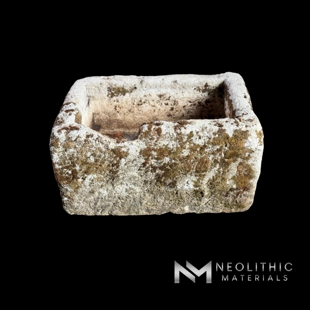 French Antique Limestone Trough