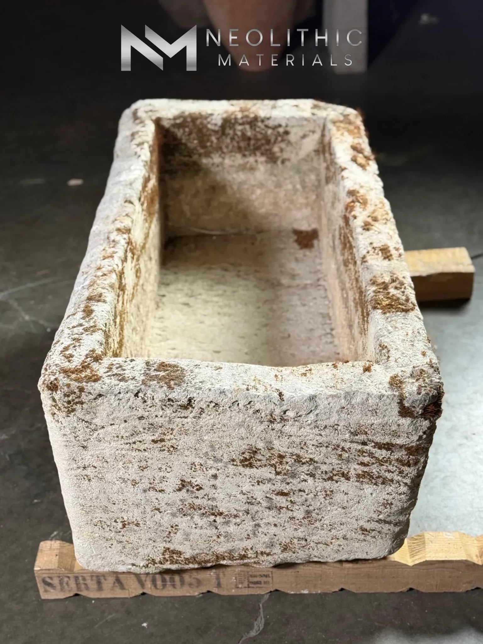 French Antique Limestone Trough - Image 6