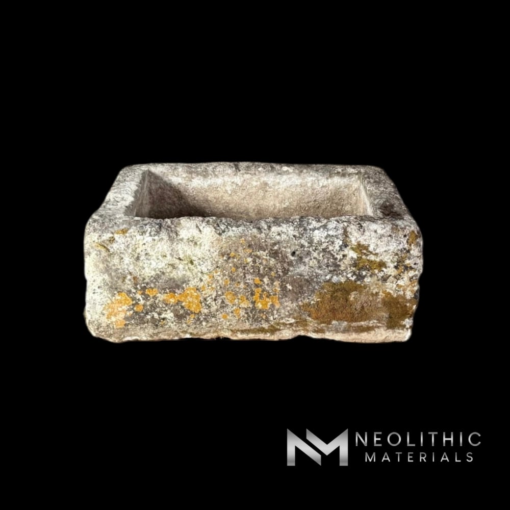 French Antique Limestone Trough