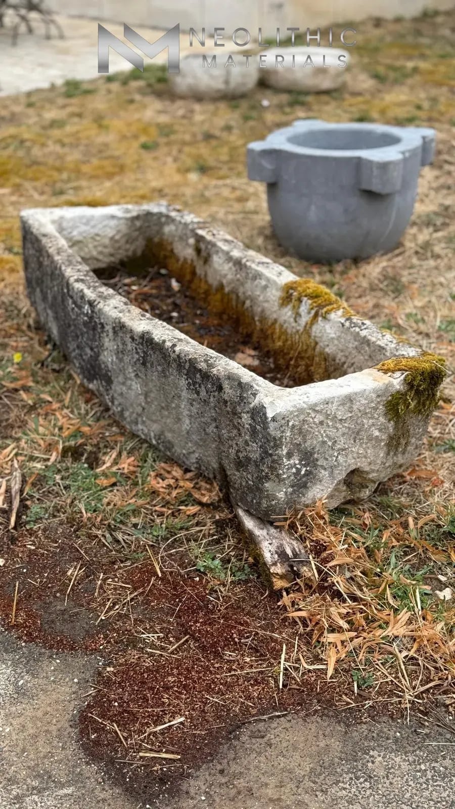 French Antique Limestone Trough - Image 10