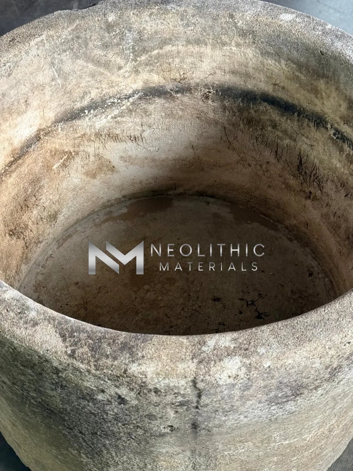 French Antique Limestone Round Trough - Image 5
