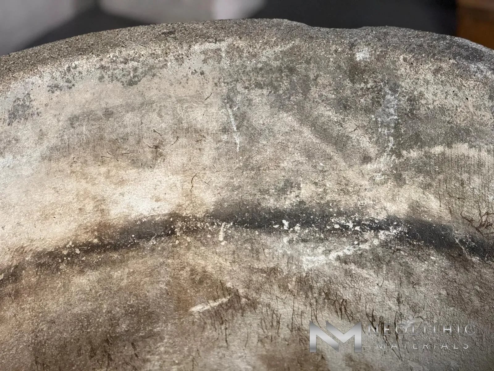 French Antique Limestone Round Trough - Image 8