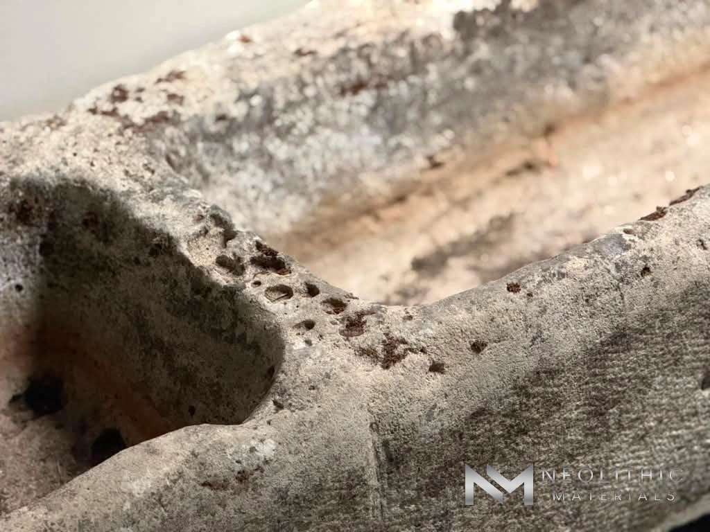 French Antique 19th Century Limestone Trough - Image 10