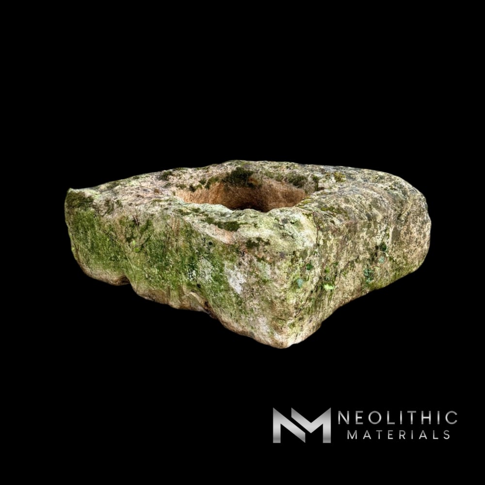 French Antique Limestone Wellhead