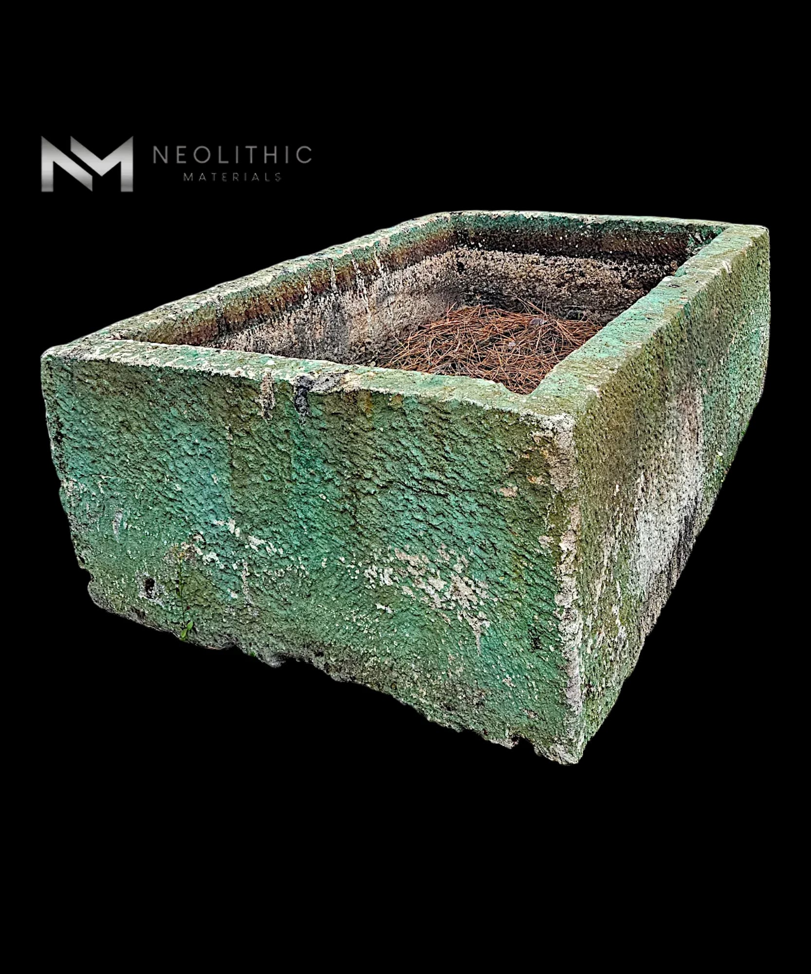 French Antique 18th Century Limestone Trough - Image 1