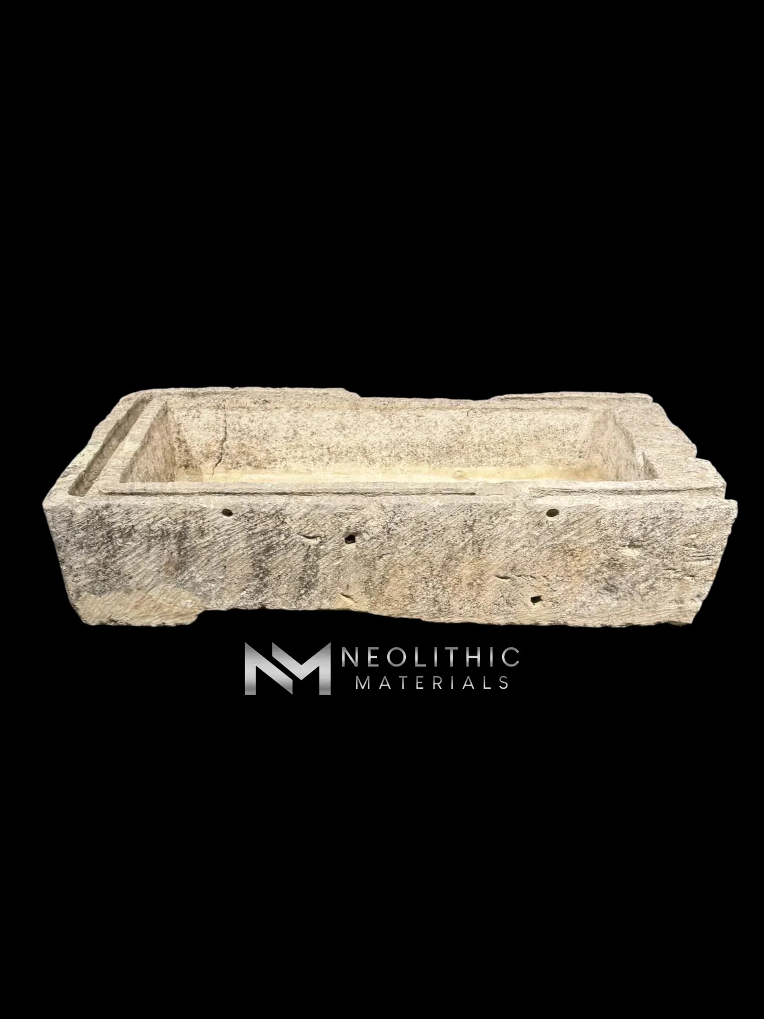 Antique French Limestone Trough - Image 1