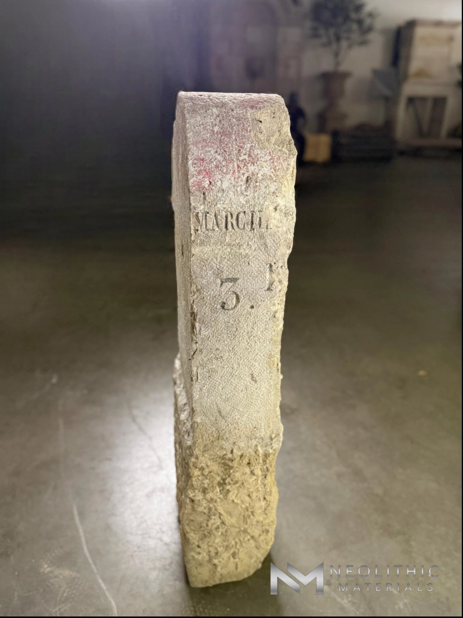French Antique Mile Marker - Image 5