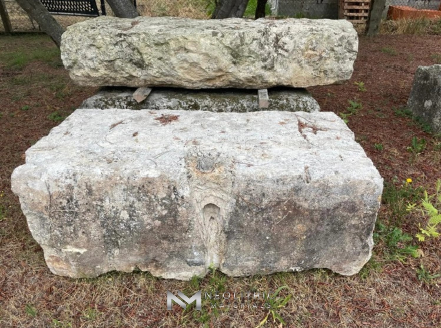 French Antique Stone Tree - Image 2
