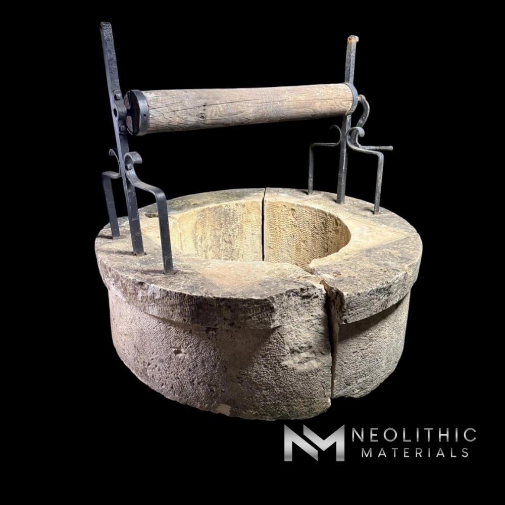 French Antique Limestone Well