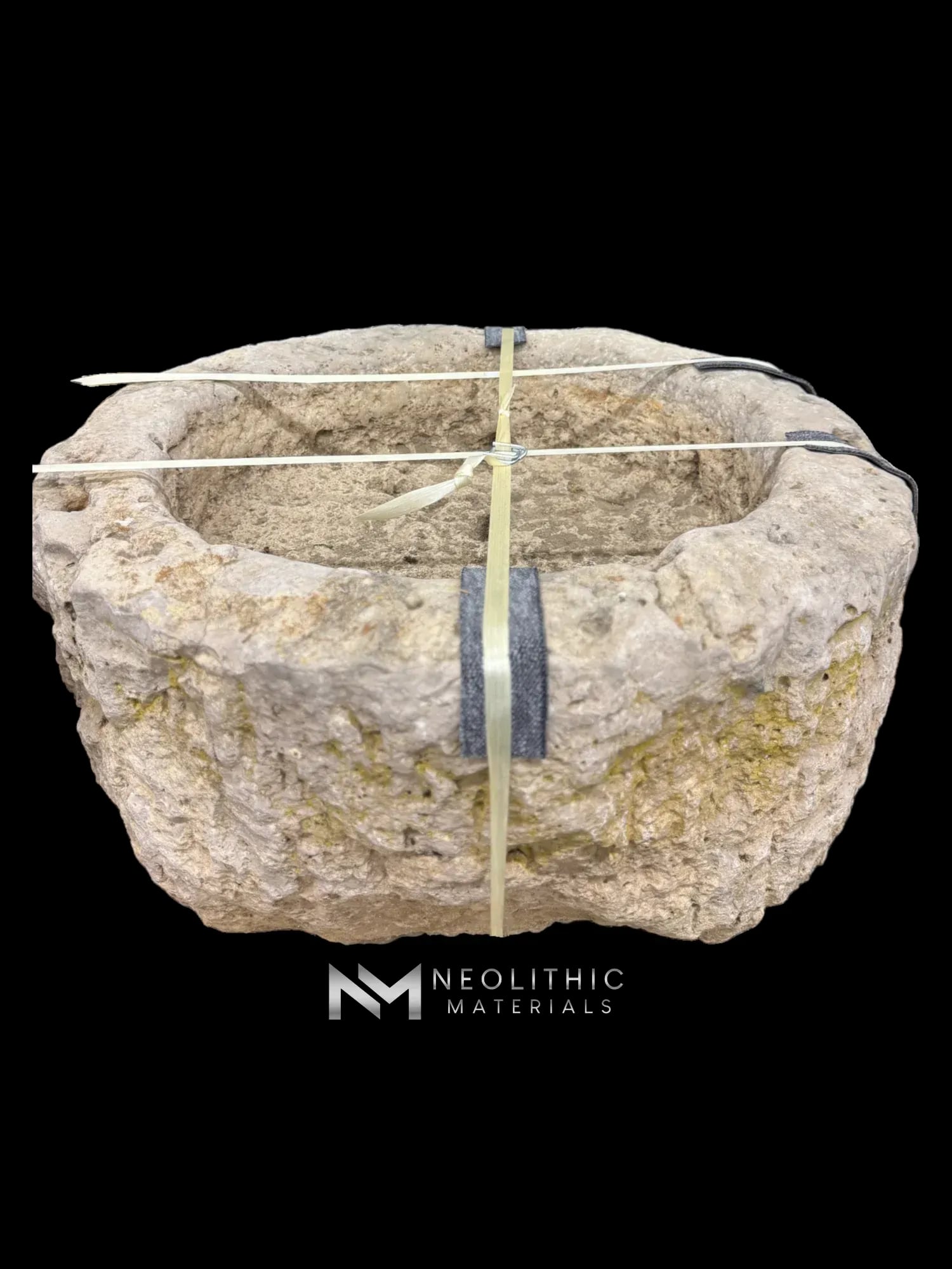 French Antique Round Limestone Trough - Image 3