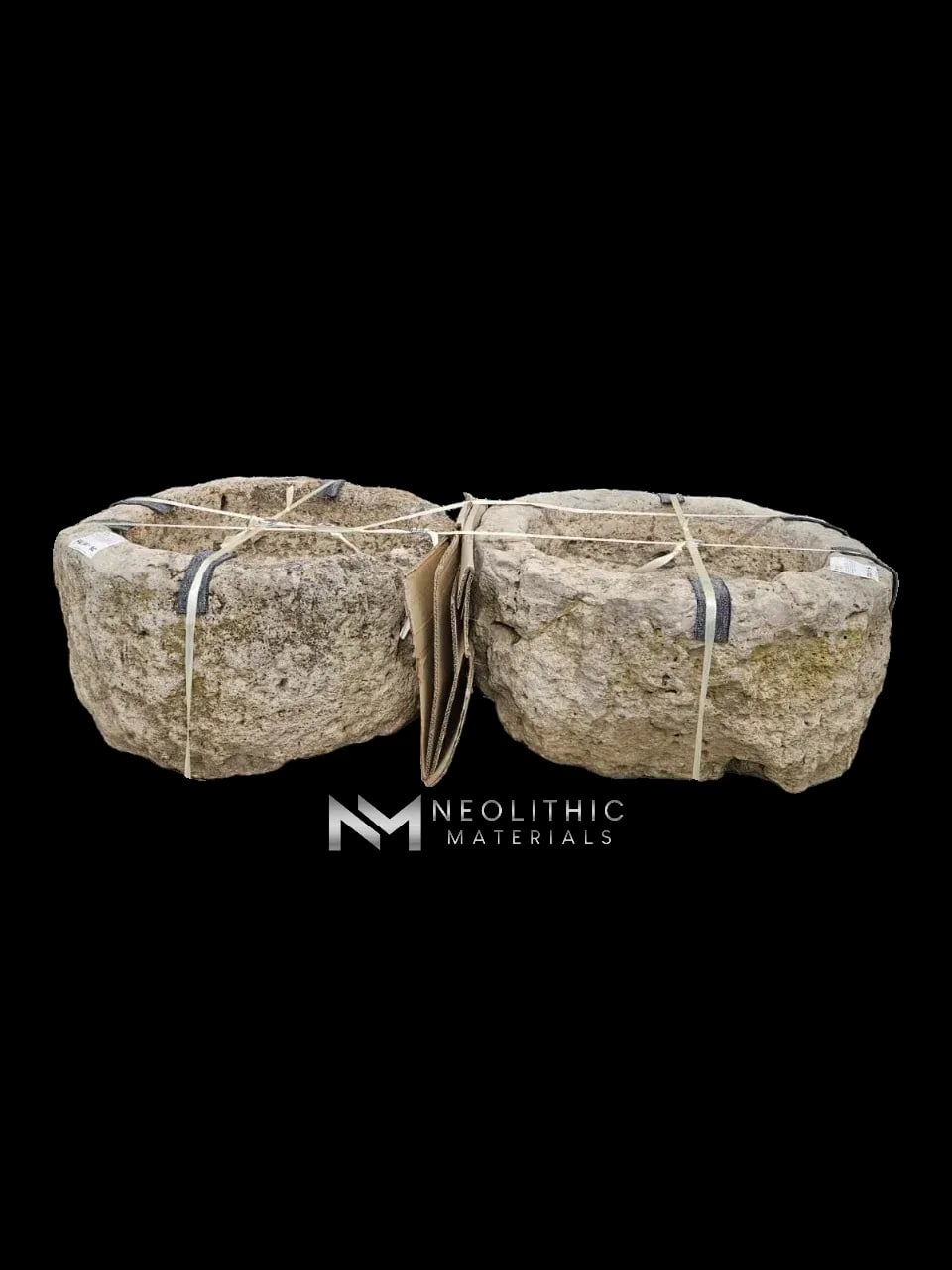 French Antique Round Limestone Trough - Image 5
