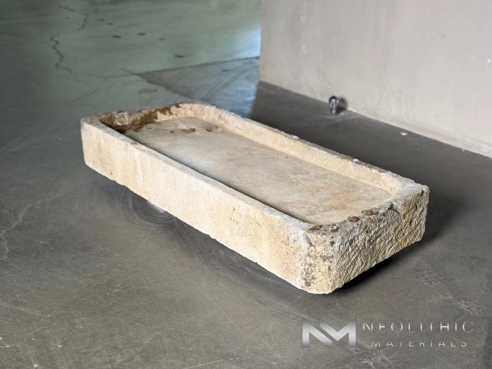 French Antique Limestone Sink - Image 3