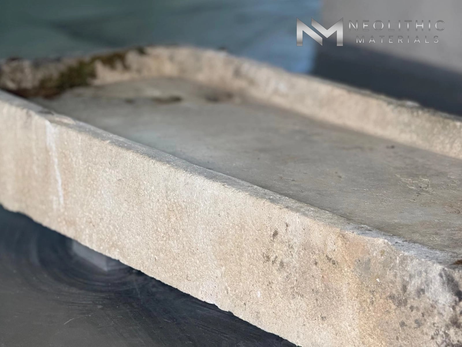 French Antique Limestone Sink - Image 4