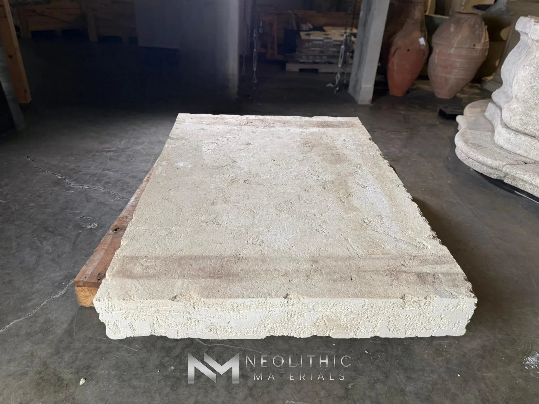French Antique Limestone Slab - Image 5