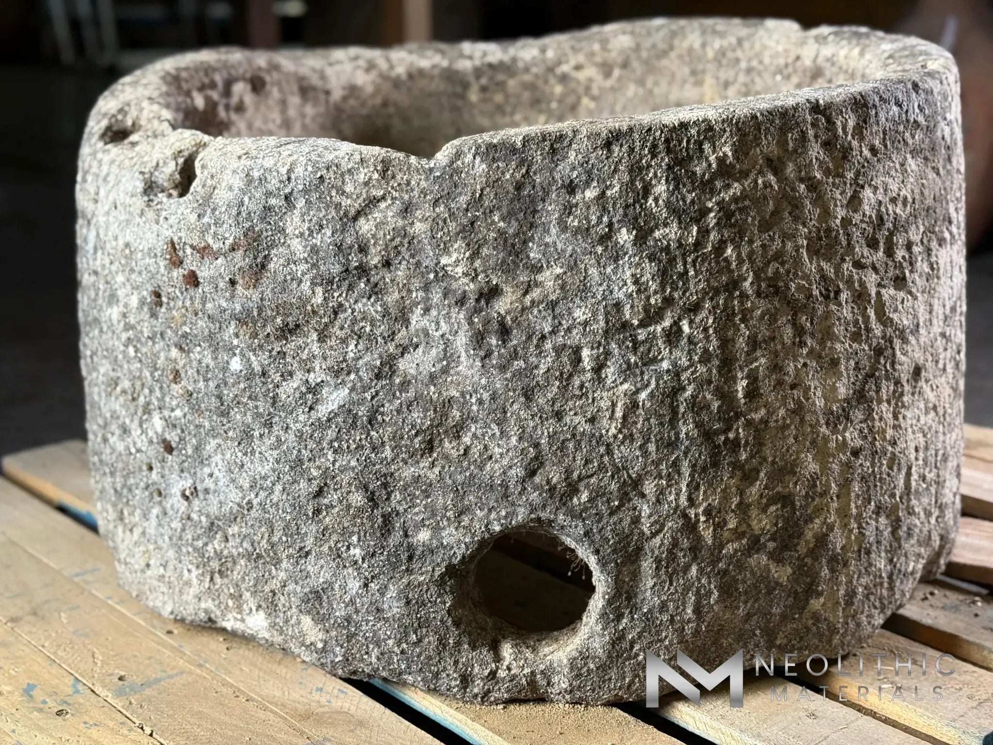 French Antique Limestone Well - Image 3