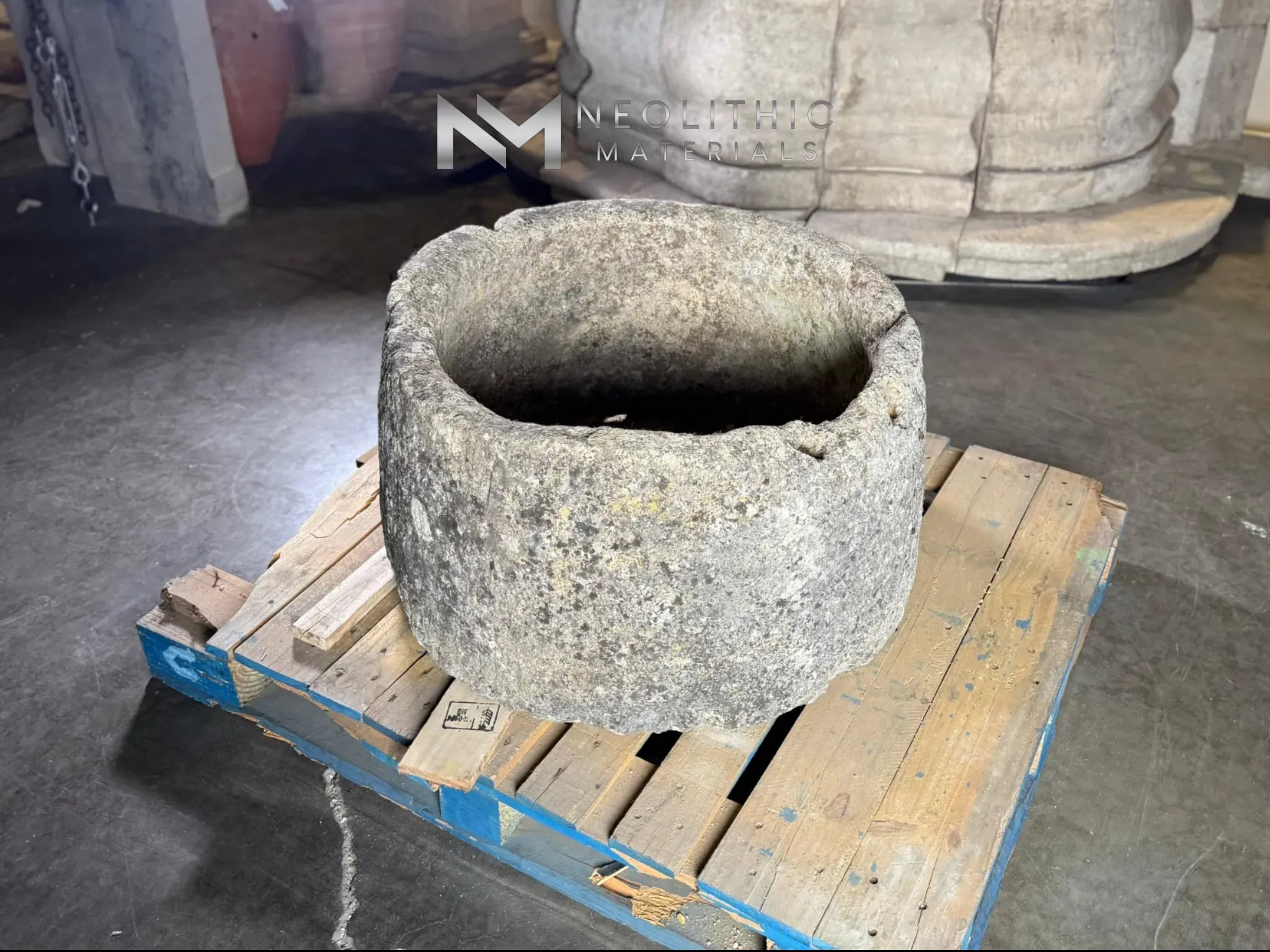 French Antique Limestone Well - Image 4