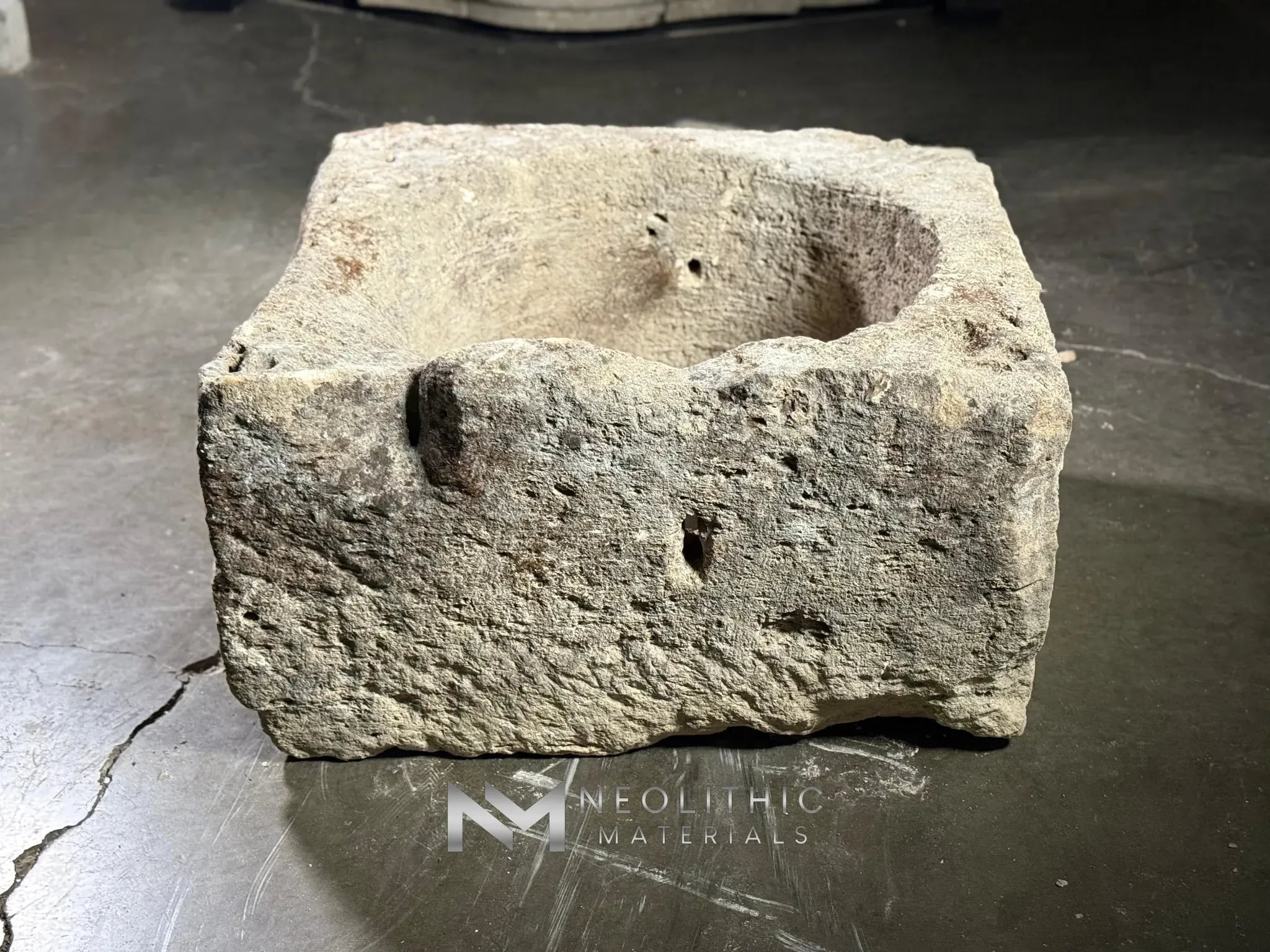 French Antique 19th Century Square Wellhead - Image 1