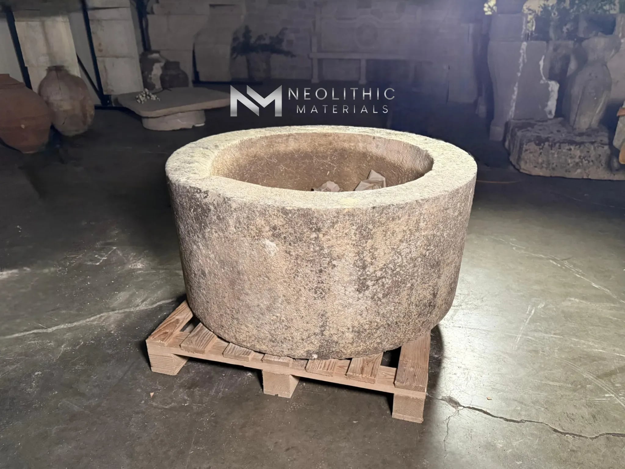 French Antique 19th Century Limestone Wellhead - Image 7