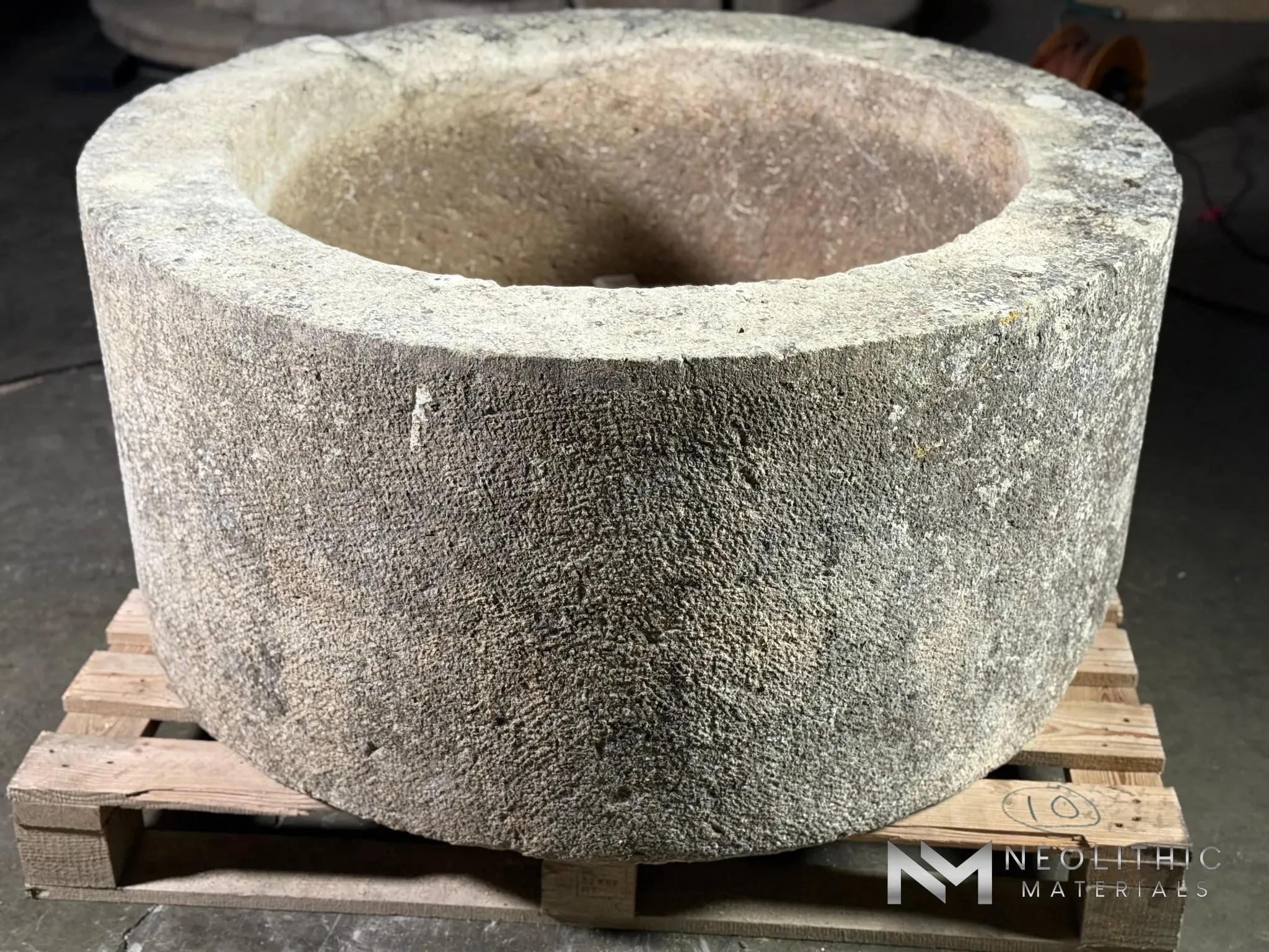 French Antique 19th Century Limestone Wellhead - Image 9