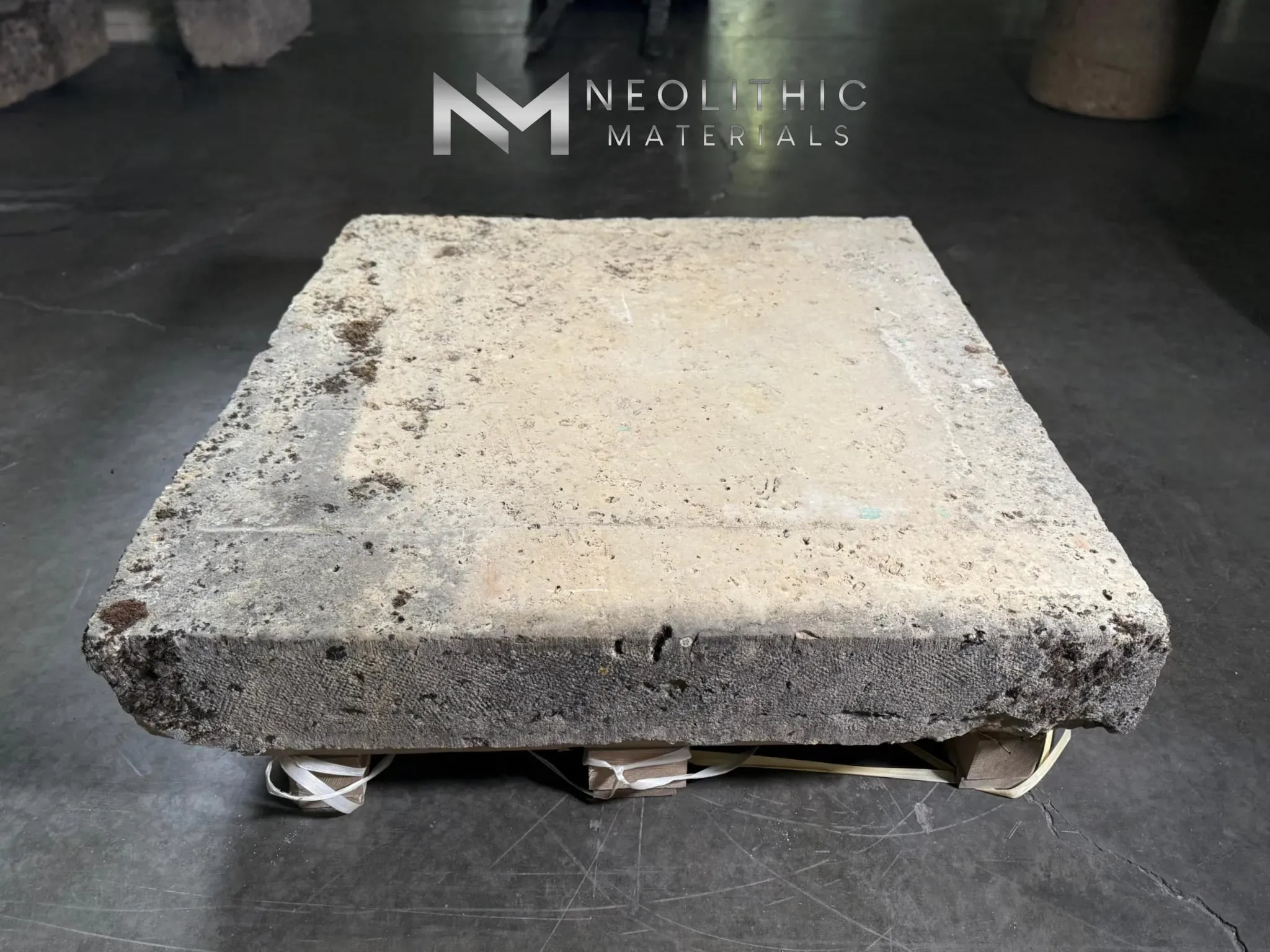 French Antique Limestone Slab - Image 3