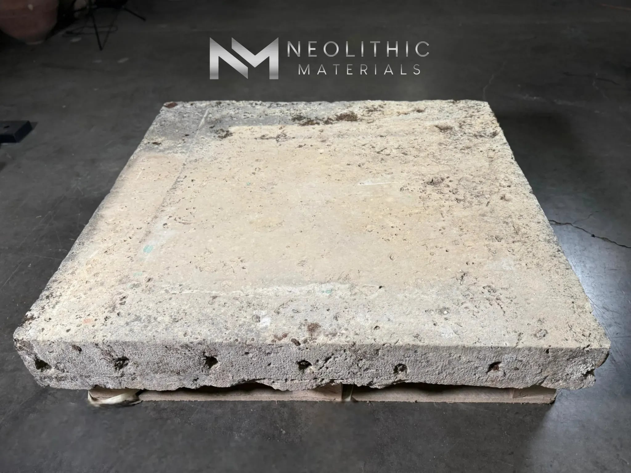 French Antique Limestone Slab - Image 4