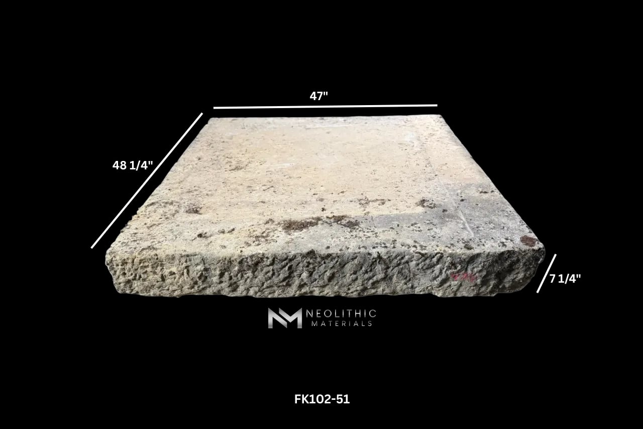 French Antique Limestone Slab - Image 5