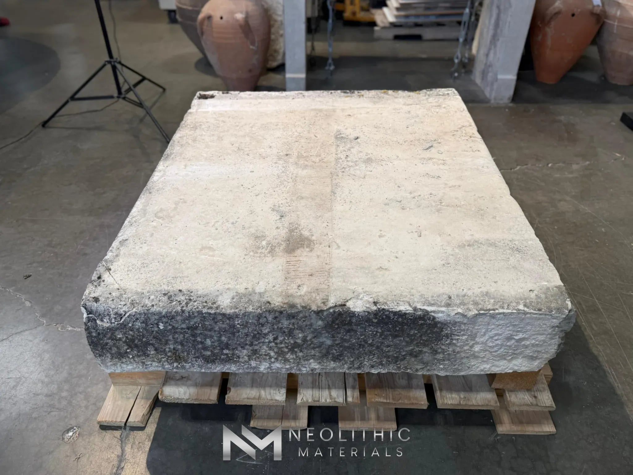 French Antique Limestone Slab - Image 3