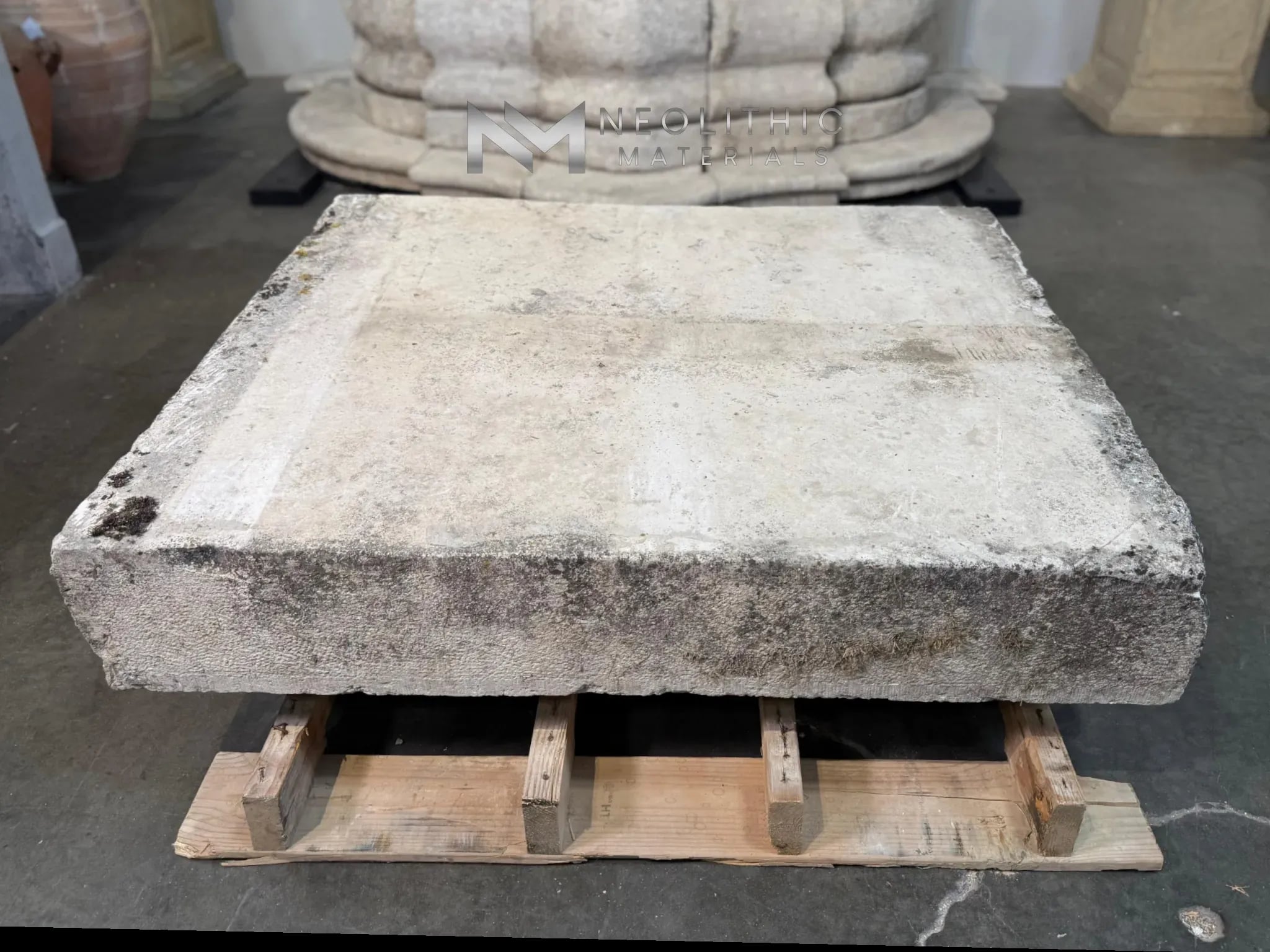 French Antique Limestone Slab - Image 6