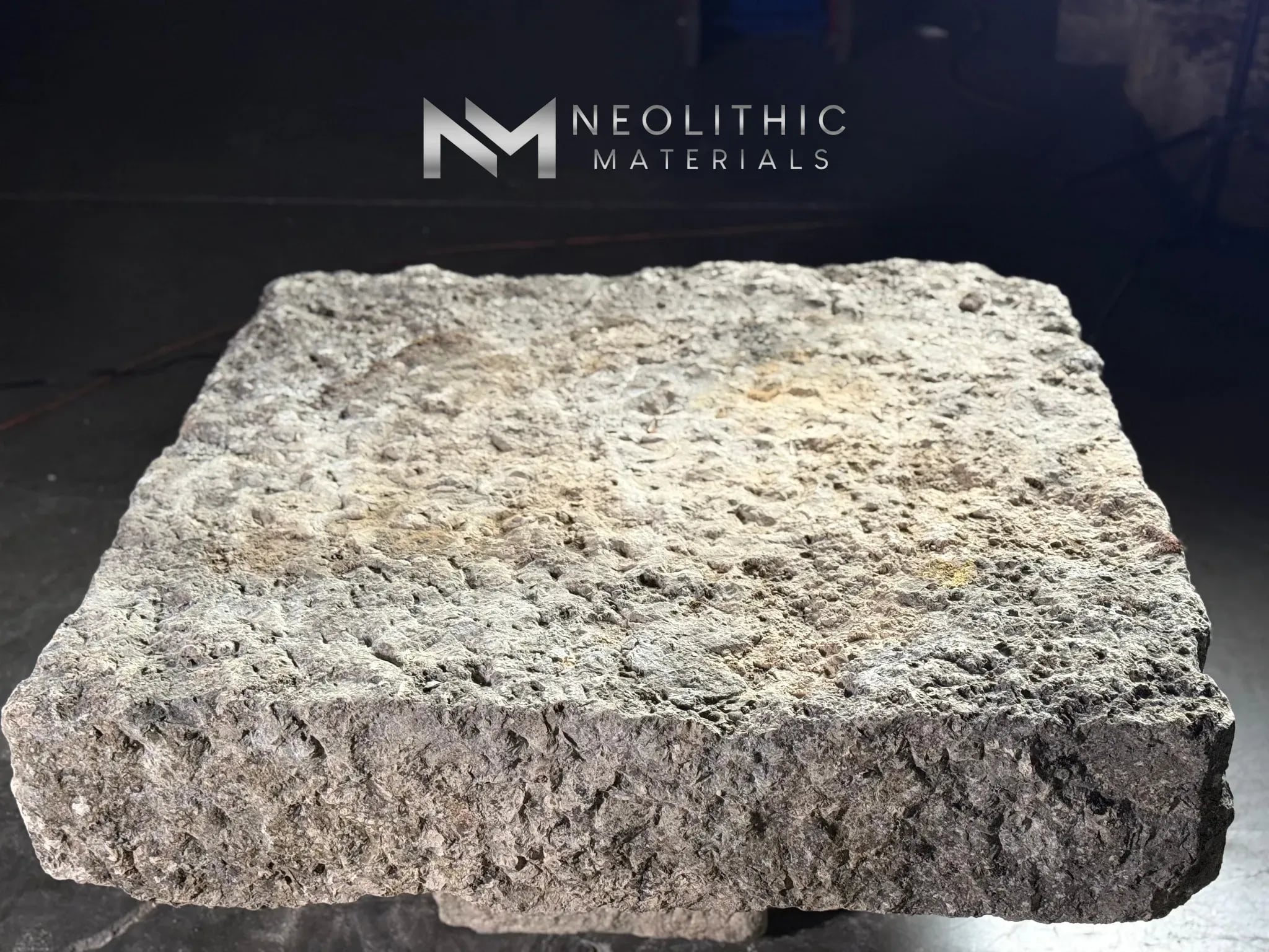 French Antique Limestone Table - Image 4