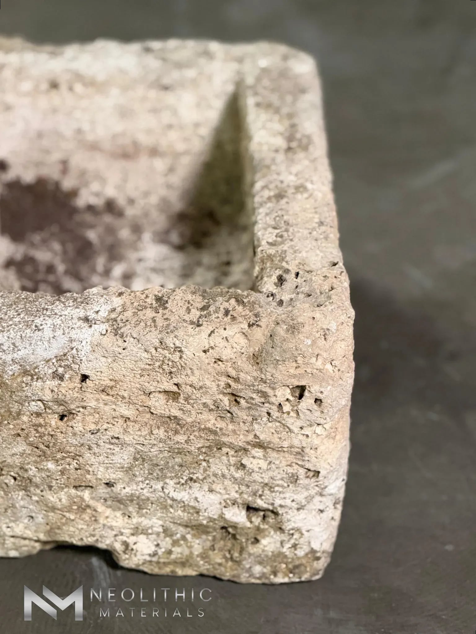 French Antique Limestone Trough - Image 5