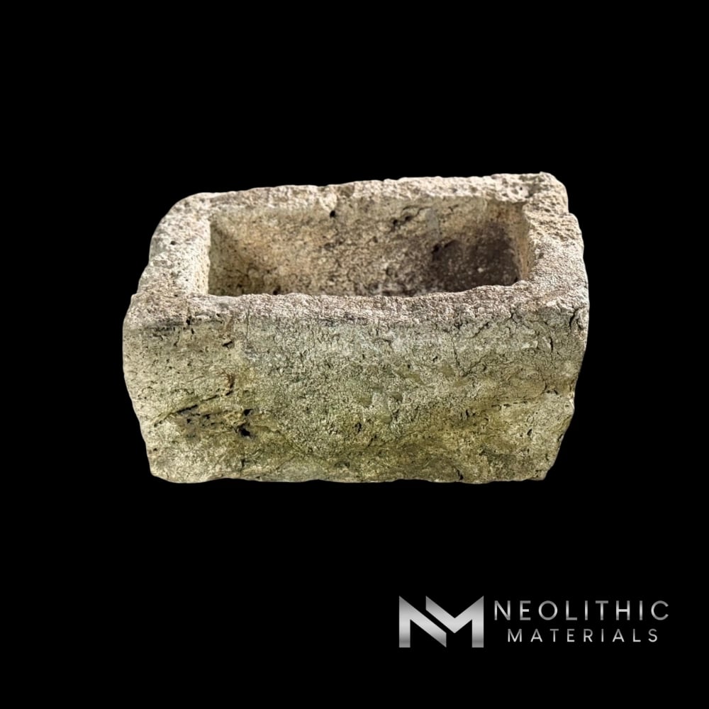 French Antique Limestone Trough
