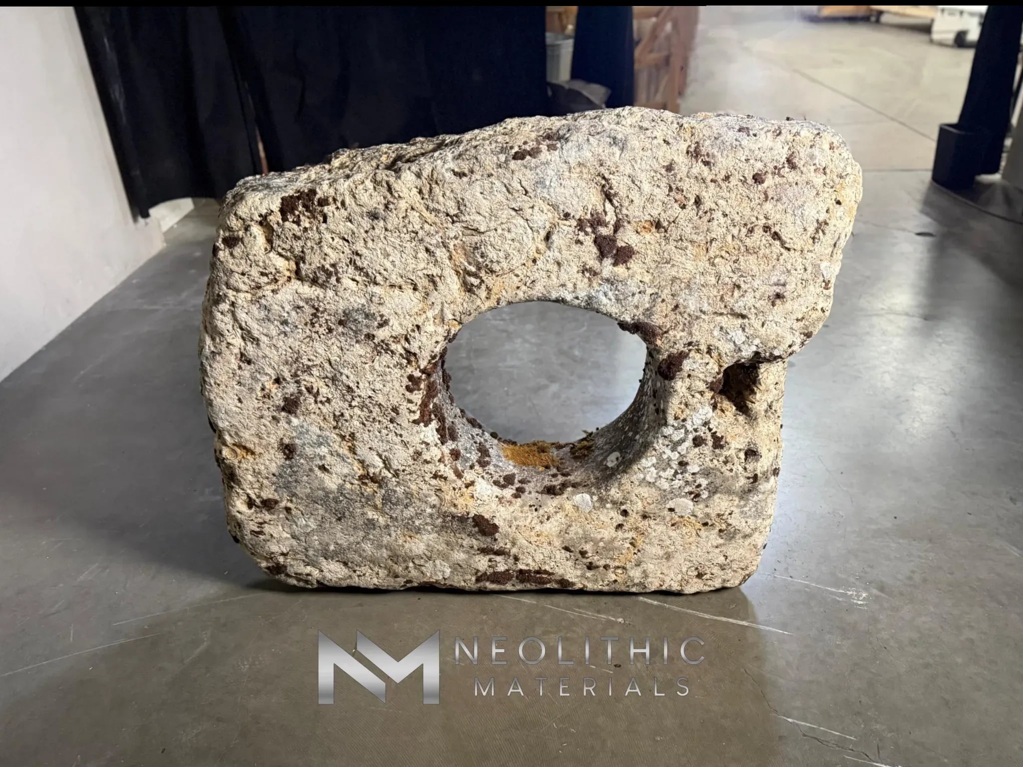 French Antique Limestone Wellhead - Image 1