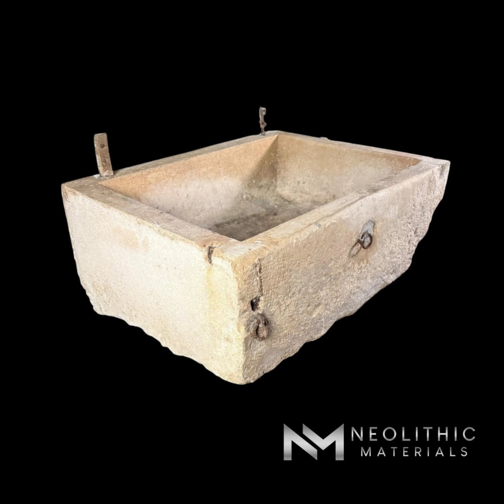French Antique Limestone Trough