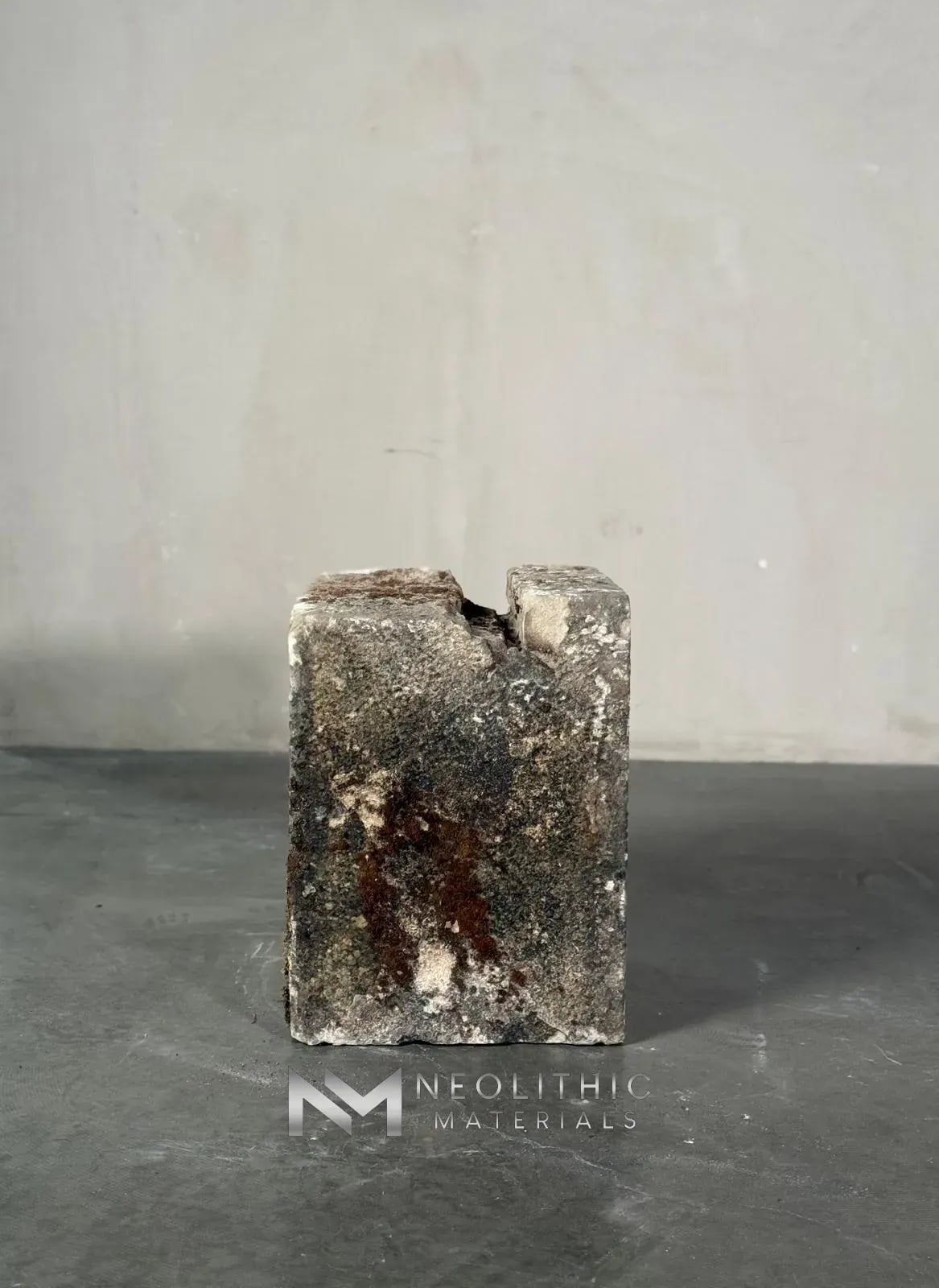 French Antique Limestone Pedestal - Image 1
