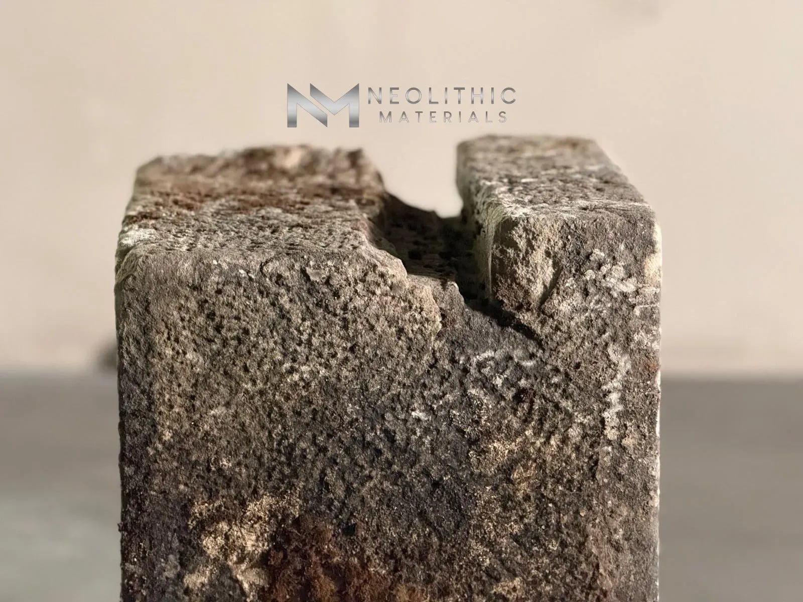 French Antique Limestone Pedestal - Image 5