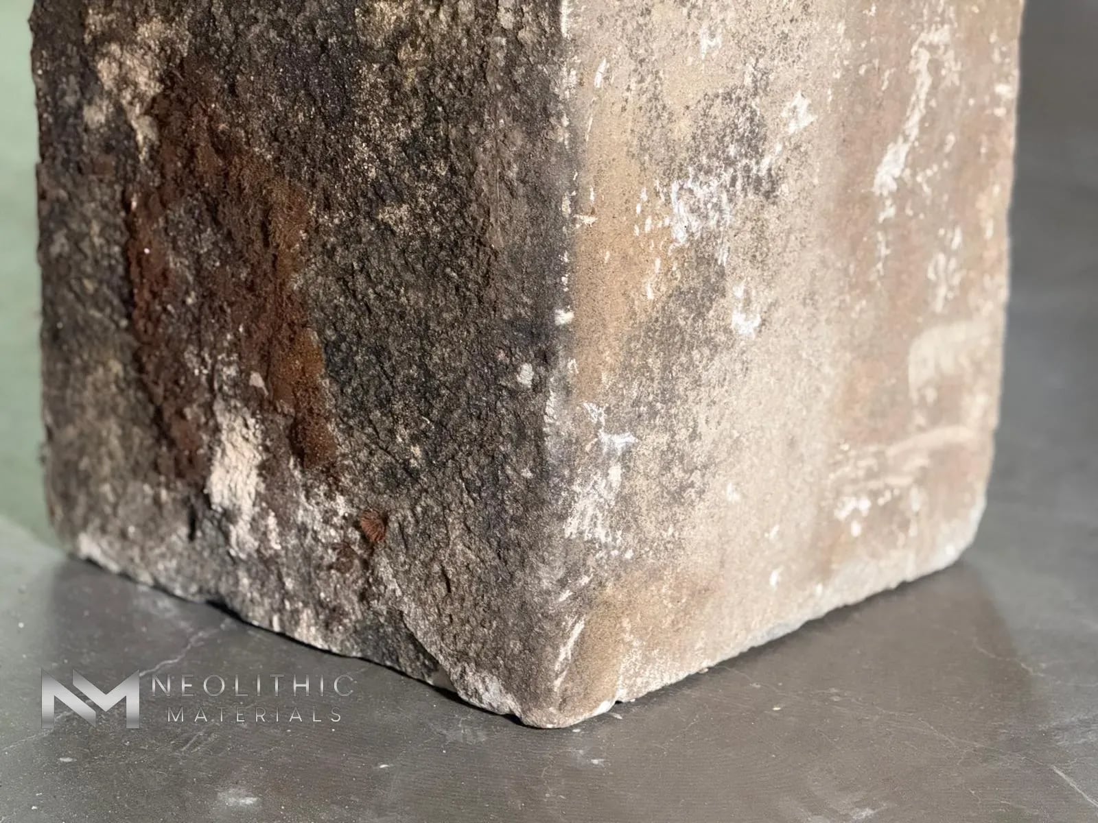French Antique Limestone Pedestal - Image 9