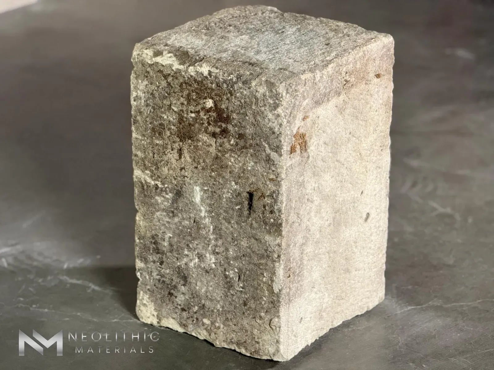 French Antique Limestone Pedestal - Image 4