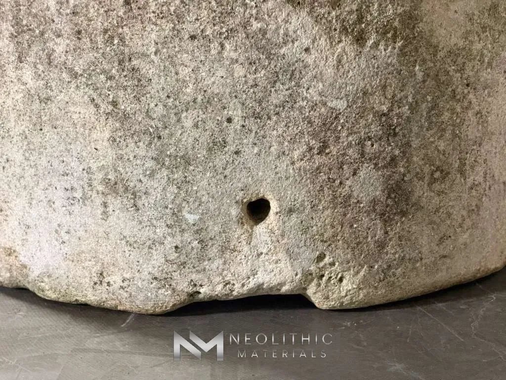 French Antique Limestone Round Trough - Image 7