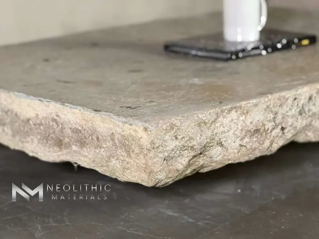 French Antique Limestone Slab - Image 9